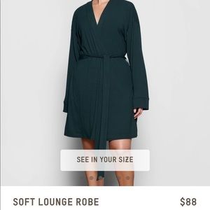 Skims Soft Lounge Robe in Cypress